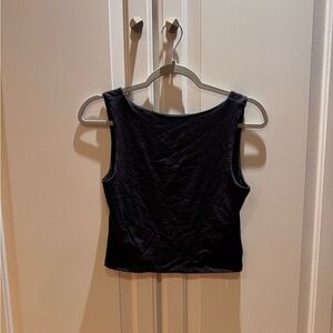 Black Sleeveless Women's Top